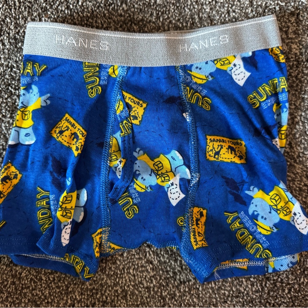 Hanes Boys' Underwear Set - Days of the Week Animal Theme NWOT - Picture 6 of 12